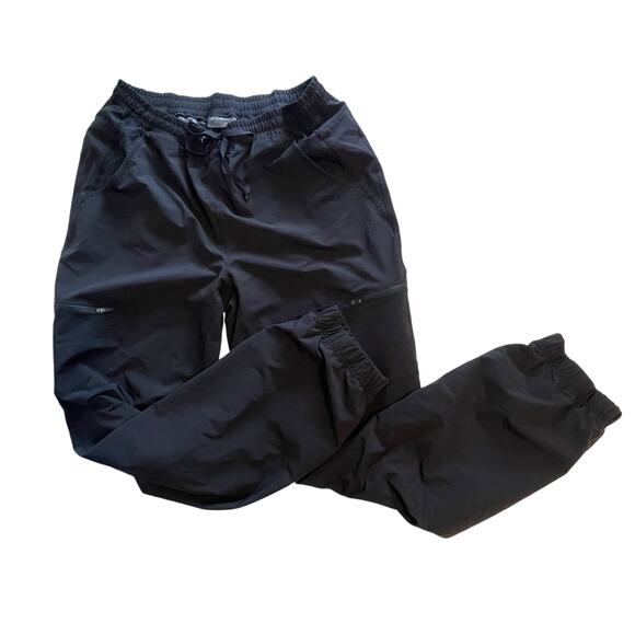 Eddie Bauer Flexion Polar Lined Pants Womens Size 8 Black Waterproof Gorpcore - Picture 5 of 12